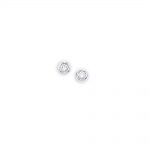 Diamond stud earrings white gold