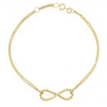 Yellow Gold Infinity Bracelet