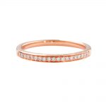 Rose Gold Diamond Eternity Band