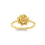 Posy cluster ring yellow gold