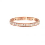 Rose Gold Diamond Eternity Ring