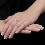 Yellow Gold Rope Stack Ring