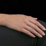 Silver star bracelet