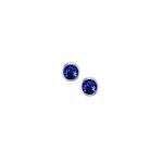 9ct White gold sapphire stud earrings