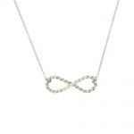 Sterling silver infinity pendant